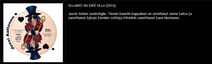 Jussi Aaltonen Ollako vaiko eikö olla