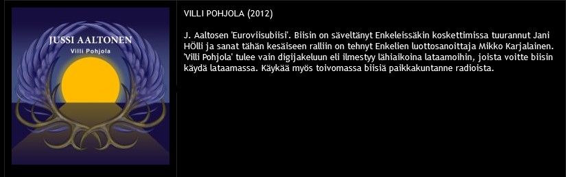 Jussi Aaltonen Villi Pohjola