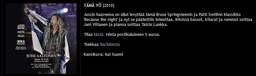 Jussi Aaltonen Tama Yo