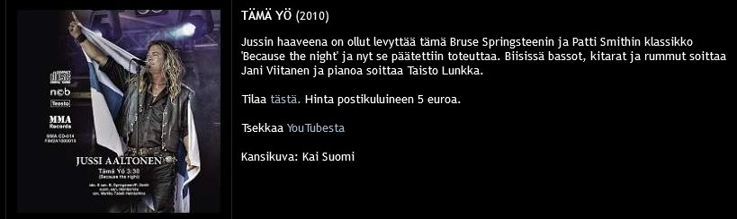 Jussi Aaltonen Tama Yo