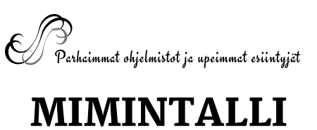 MiminTalli Oy Ohjelmatoimisto ohjelmapalvelut ohjelmamyynti
