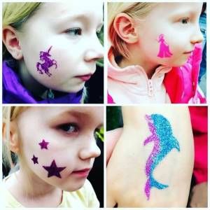 Glittersipaisut ja glitterkoristeet