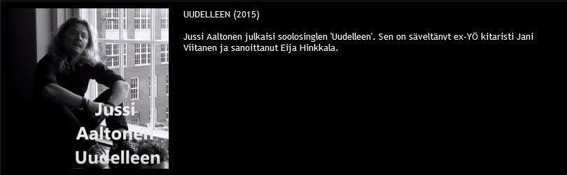 Jussi Aaltonen Uudelleen