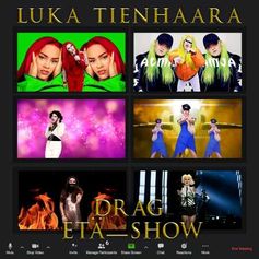 Luka Tienhaara Virtuaalisesti Drag Show