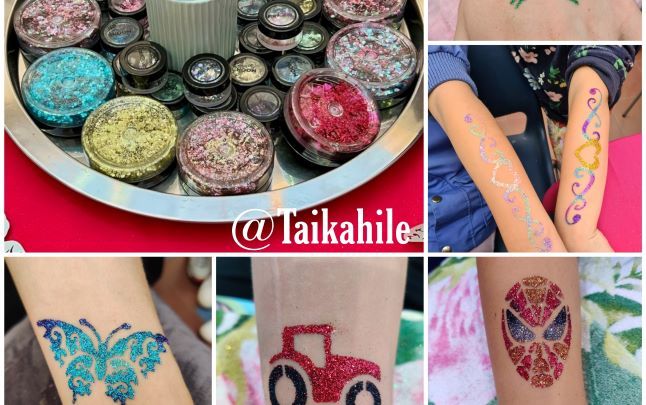 Taikahile - Glittertatuointeja, kasvomaalauksia, jättisaippuakuplia, ilmapalloja