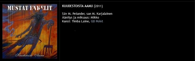 Mustat Enkelit Kuudestoista Aamu