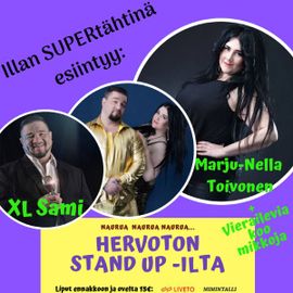 Hervoton stand up -ilta